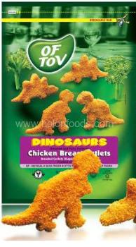Kosher Of Tov Dinosaur Chicken Breast Cutlets 32 oz