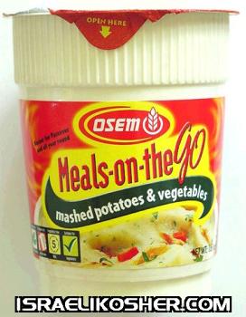 Osem meals on the go mashed potatoes & vegetables