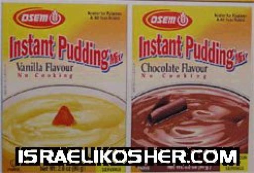 Osem instant pudding for passover