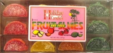 Kosher Holiday Candies Fruit Slices Fat Free 6 oz