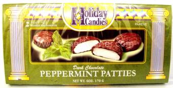 Kosher Holiday Candies Dark Chocolate Peppermint Patties 6 oz