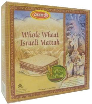 Kosher Osem Passover Whole Wheat Israeli Matzah 16 oz