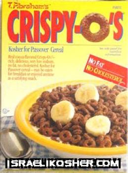 Crispy o's passover cereal chocolate
