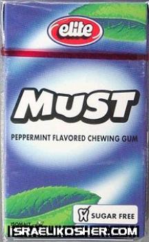 Peppermint must gum