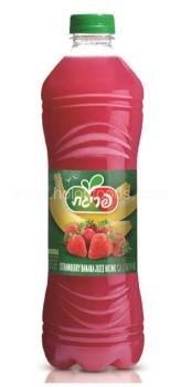 Kosher Prigat Strawberry Banana Juice Drink 1.5 LT.