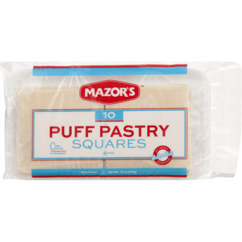 Kosher Mazor’s Puff Pastry Squares Dough 12 oz