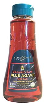 Kosher Blue Green Organics Organic Raw Blue Agave Nectar 16 oz