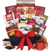 Kosher Red Holiday Deluxe Gift Basket