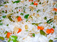 Kosher White Rice with Vegetables Serves 12 People