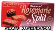 Rosemarie split chocolate bar