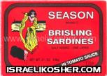 Season brisling sardines  in tomatoe sauce kp