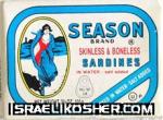 Season skinless boneless sardines kp