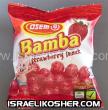 Sweet bamba strawberry snack