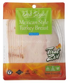 Kosher Tirat Zvi Deli Style Mexican Style Turkey Breast 9.5 oz