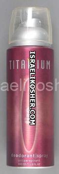 Titanium fire deodorant spray