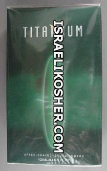 Titanium free deodorant spray