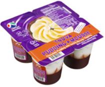 Kosher Tnuva Chocolate Pudding & Vanilla Mousse Topping 4 Pack