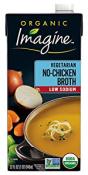 Kosher Imagine Organic Vegetarian No-Chicken Broth Low Sodium 32 fl oz